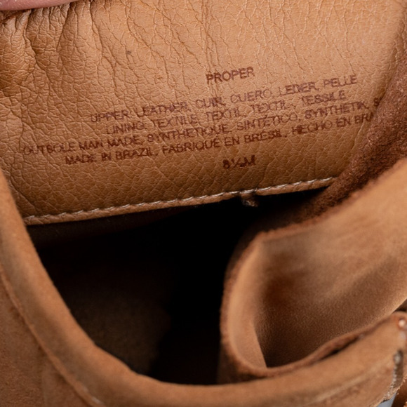 Free People x Matisse Voyage Western Boot - Tan - Sz 8.5 Inner Zip - Picture 5 of 7